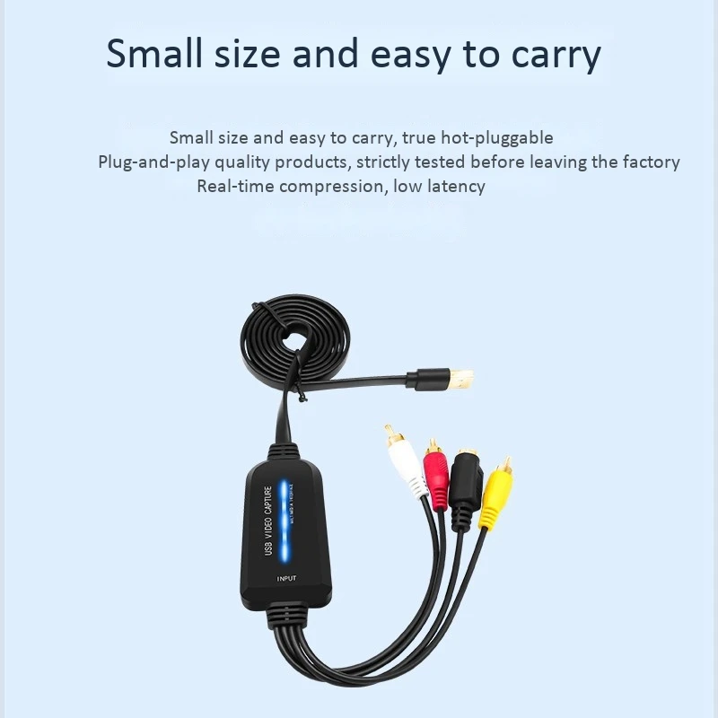 Карта видеозахвата USB 2 0 одноканальная карта захвата устройство AV цифровой