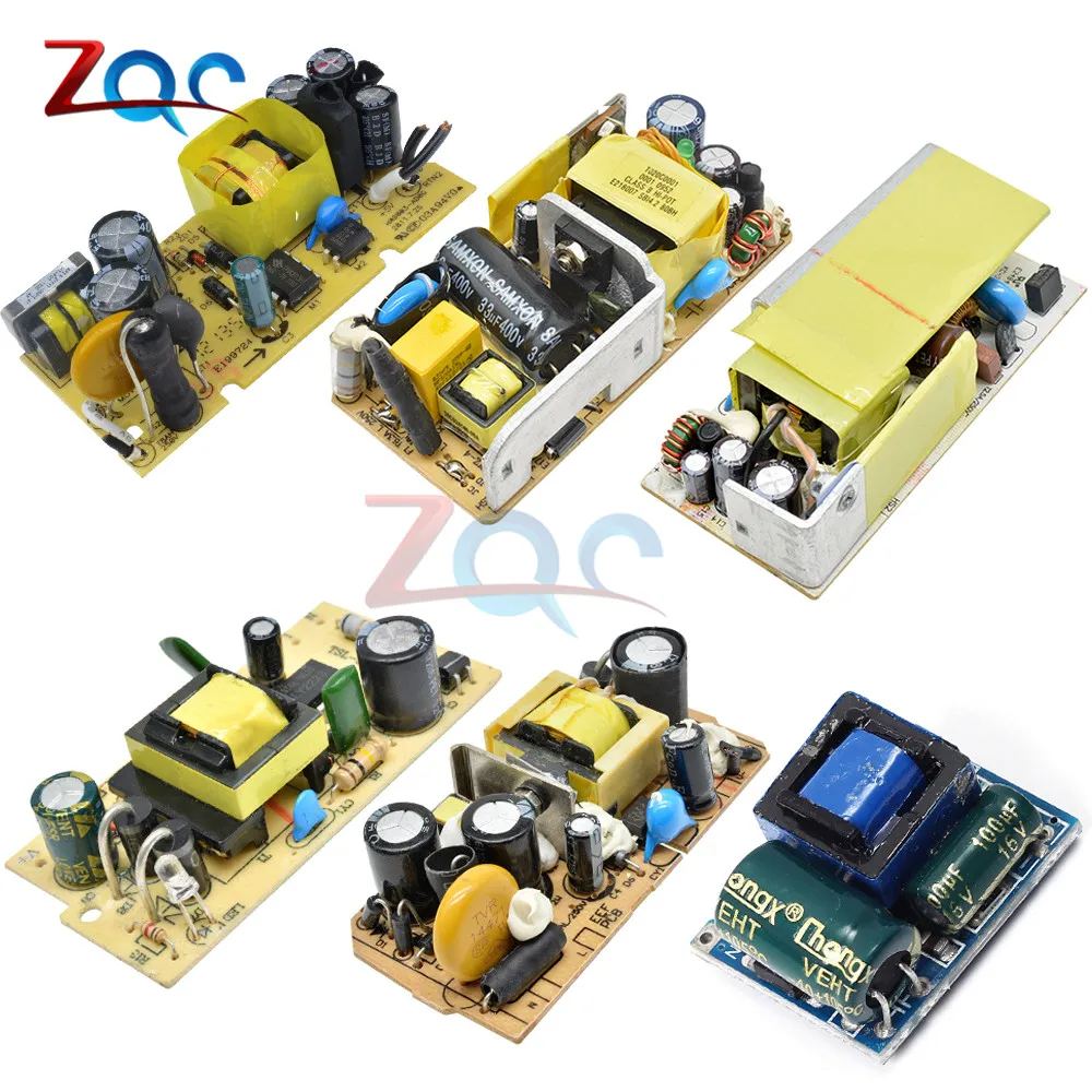 AC DC 100V 240V 110V to 5V 12V 5A 2A 2.5A 1A переключатель питания защита от перенапряжения и