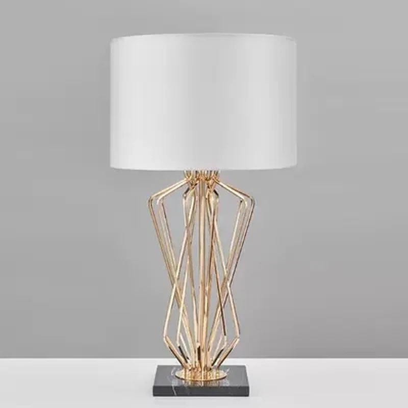 Modern Table Lamp For Living Room Contemporary Desk Bedside lampara de mesa Metal Plating Designer's Choice | Лампы и освещение
