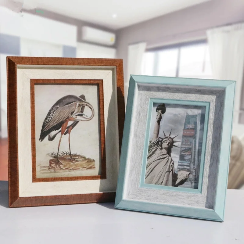 Творческий смолы рамы для картин рабочего стола 4 цвета 3/5/6/7/8/10 дюймов фото рамки