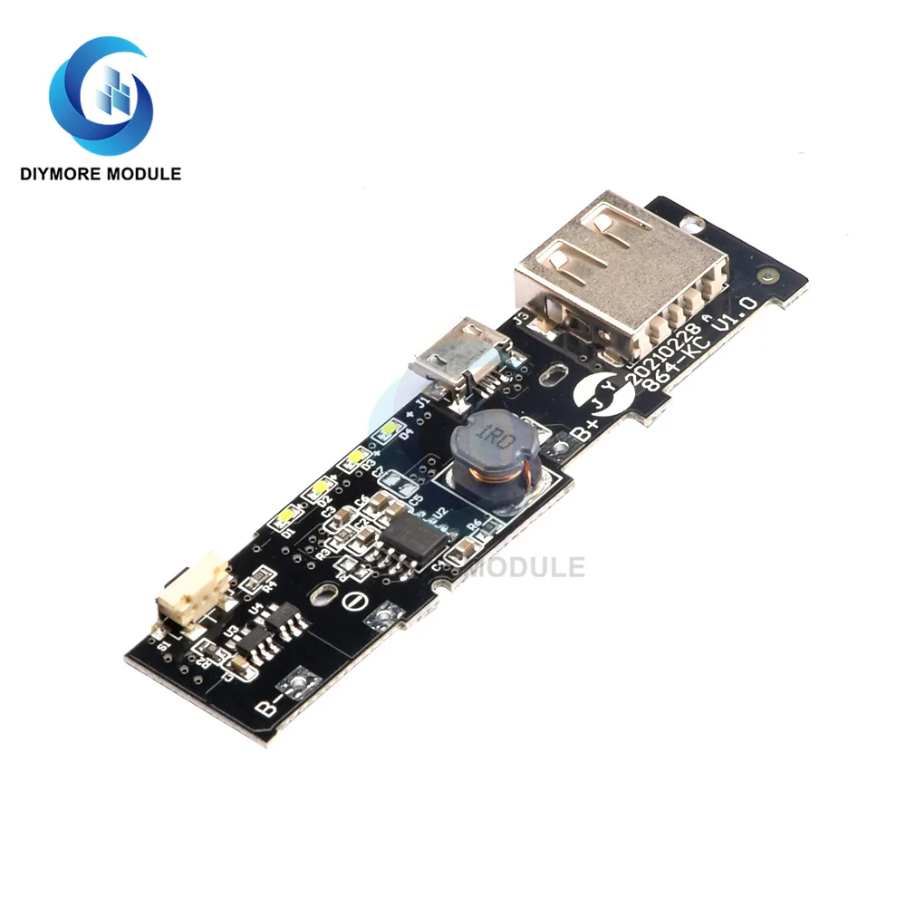 DC 5V 2A USB Power Bank Charge Module 18650 Battery Li-ion Lithium Cells Pack Charging PCB Circuit Board For Xiaomi Huawei | Электронные