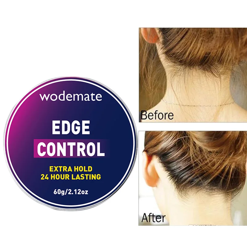 

Refreshing Hair Oil Wax Cream Edge Control Long-lasting Hair Styling Cream Broken Hair Finishing Anti-Frizz Hair Fixative Gel