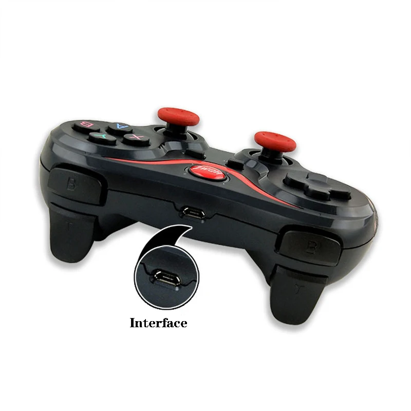Оптовая продажа Android геймпад T3 X3 беспроводной джойстик игровой контроллер Bluetooth
