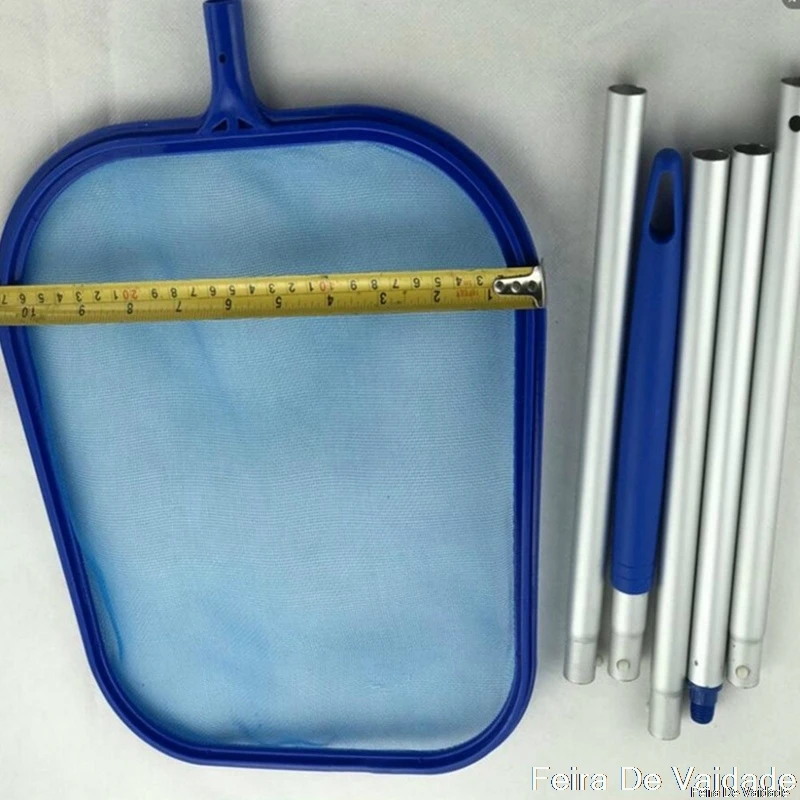 

Swimming Pool Cleaning Tool With Rod Shallow Net Professional Leaf Rake Mesh Frame Net Skimmer Cleaner Swimming Pool Tool