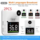 2 шт. q3 Мини терморегулятор клинических Бесконтактный Температура Сенсор электронный термометр для измерения температуры тела цифровой термометр пирометр