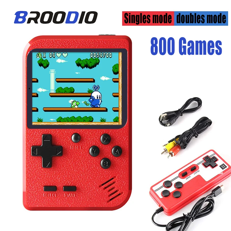 Ретро мини ретро портативный портативная игровая консоль 8-битный цветной