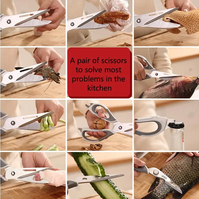 Многофункциональные ножницы для резки курицы кости утка рыба мясо овощи