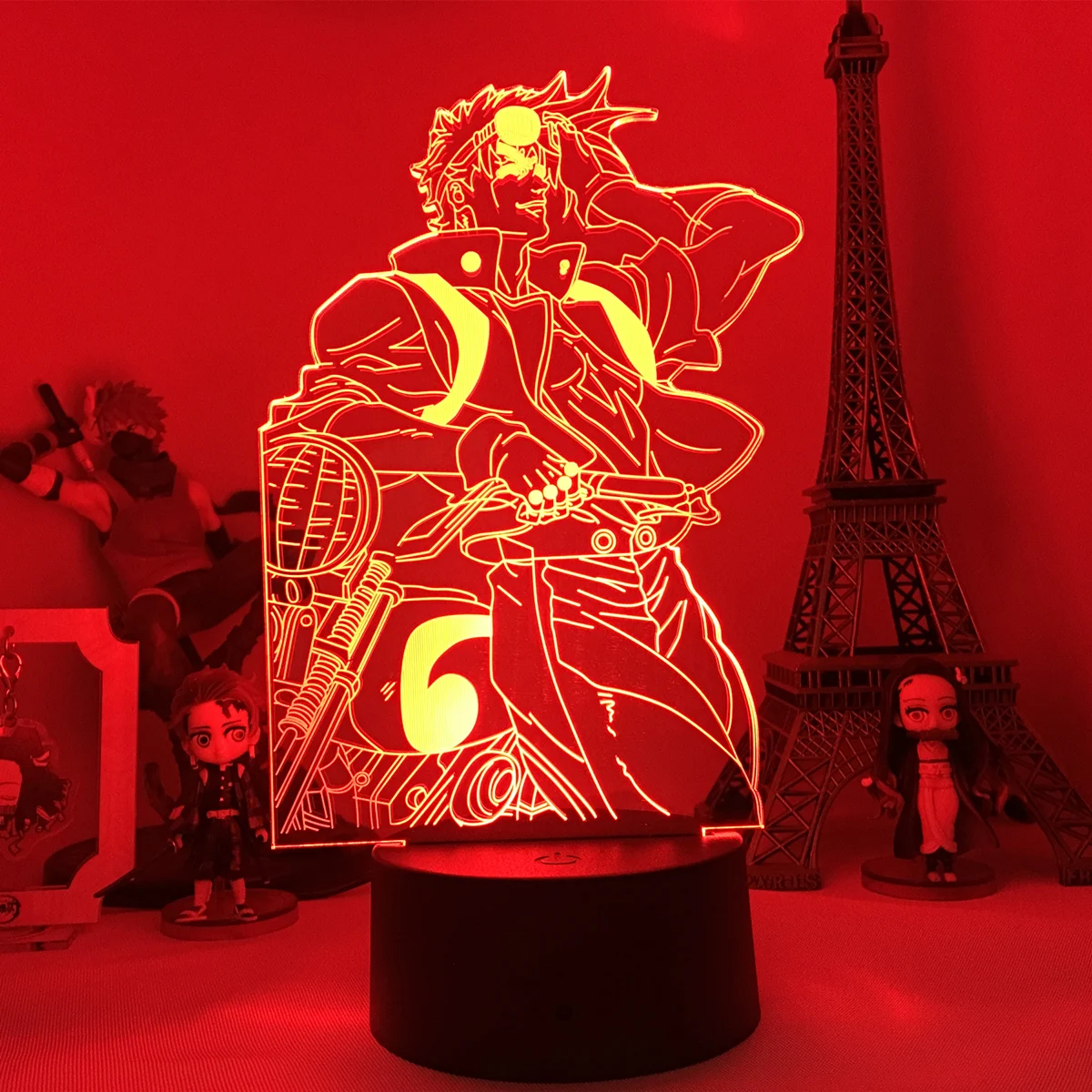 

JoJo's Bizarre Adventure Led Night Light for Bedroom Deco Gift Nightlight Anime Waifu Table 3d Lamp JoJo's Bizarre Adventure