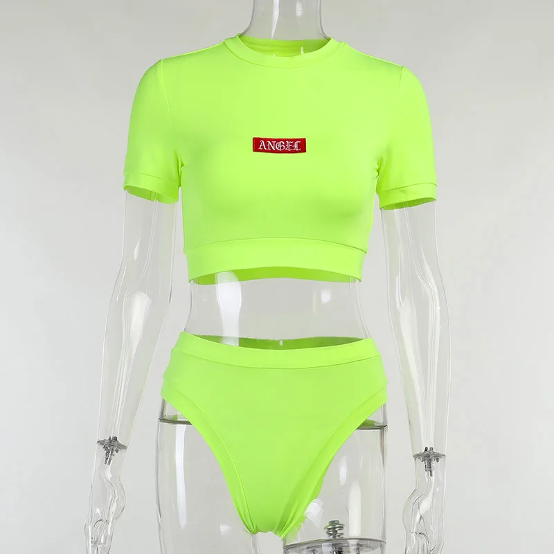 

Summer Leisure Sports Two Piece Set Sexy White Sleepwear Shorts Pajamas Suit for Women Casual Party Pullover Elastic Waist Full