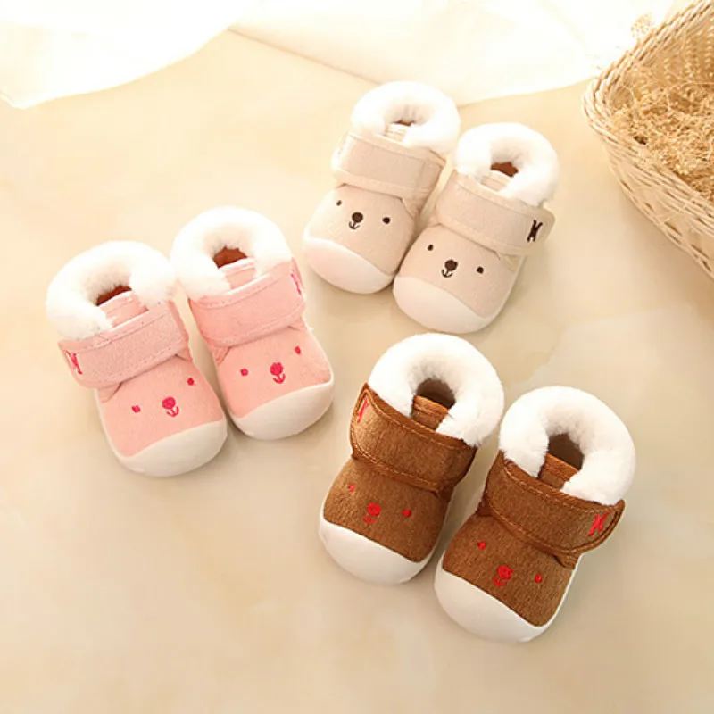 Новинка 2019 года зимние сапоги для маленьких девочек обувь новорожденного сезон