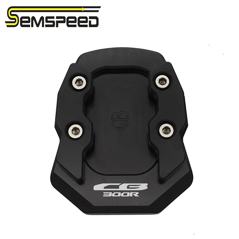 

SEMSPEED CB300R CNC Motorcycle Parts Side Stand Enlarger Kickstand Extension Plate Pad for Honda CB300R CB 300 R 2013-2020 2019