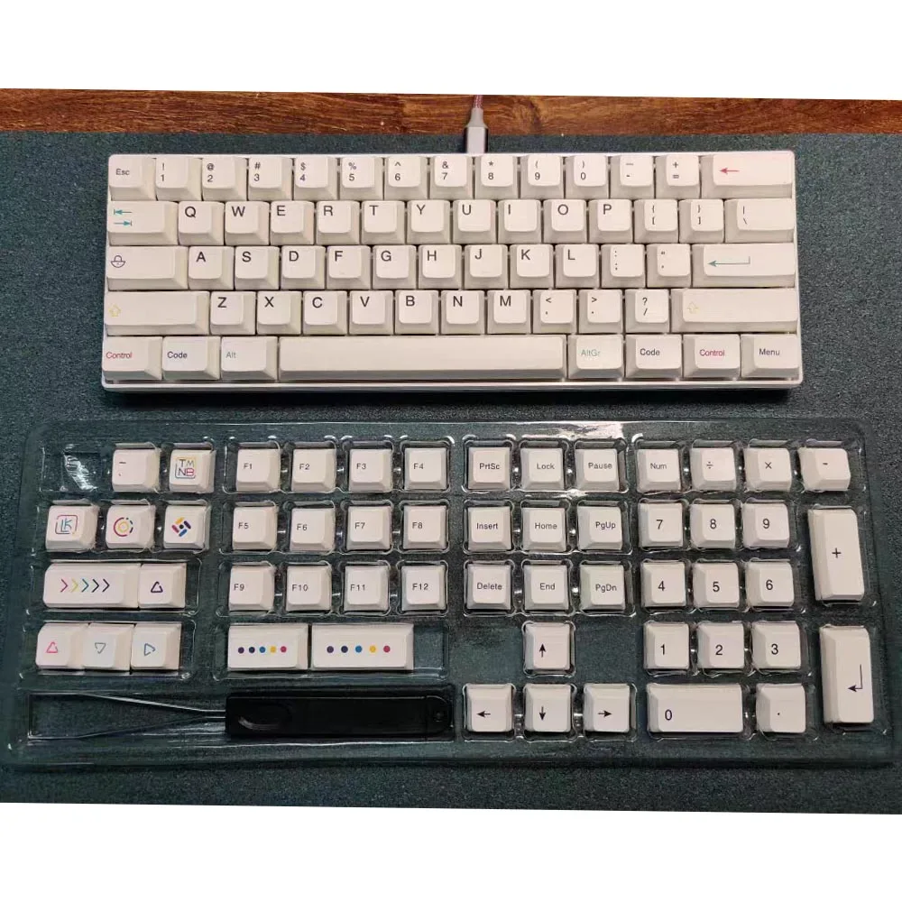 Образец цветов карандаш дизайн белые колпачки для клавиш Cherry Mx Переключатель