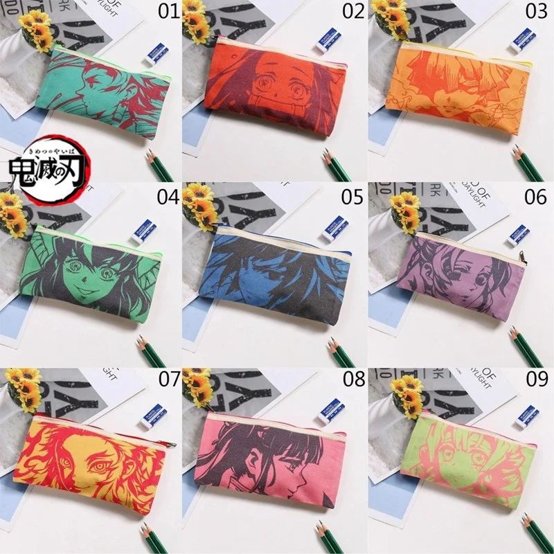 

Anime Demon Killer Cartoon Storage Bag Pencil Case Fashion Cosmetic Children's School Supplies Gifts