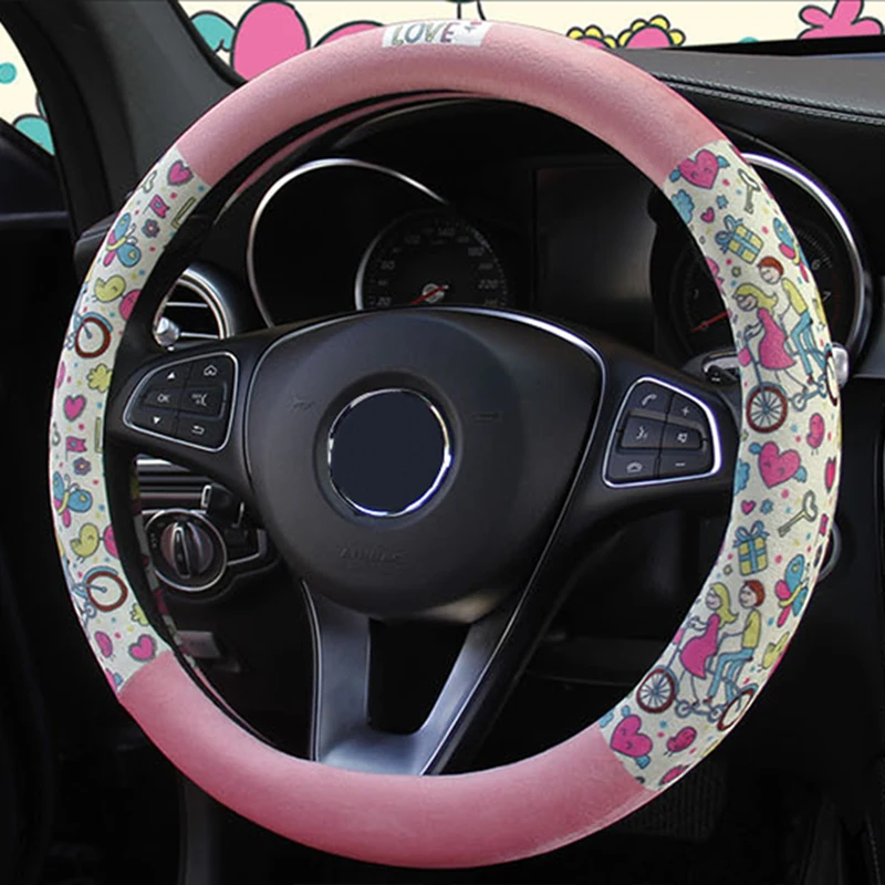 

Женский ремень безопасности, наплечная защита, ремень безопасности автомобиля, наплечная Обложка, мультяшный короткий плюшевый