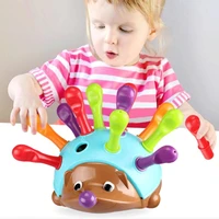 baby toys 13 24 months hedgehog sorter color stacking toy for kids early education learning interactive hedgehog toys gifts
