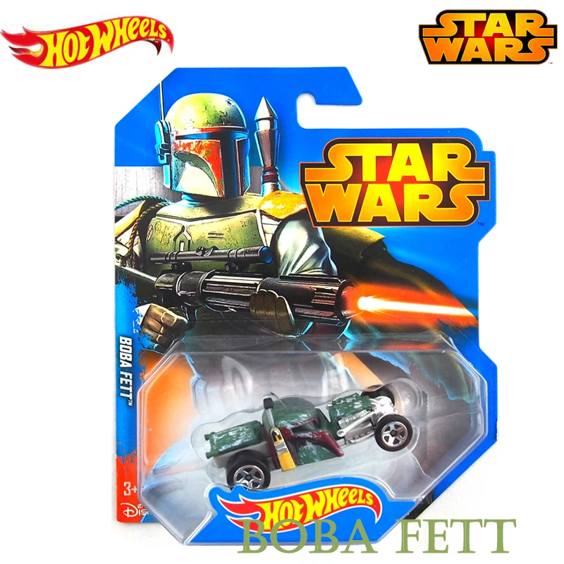 Оригинальные горячие колеса Звездные войны серии ролевые Boba-fett трек Vehical автомобиль игрушки для мальчиков детские модные подарки CWG35