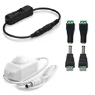 Оптовая продажа, 12-24V Светодиодные ленты светильник Диммер Яркость регулировки выключателя Управление разъем для DC12-24V один Цвет Светодиодные ленты затемнения