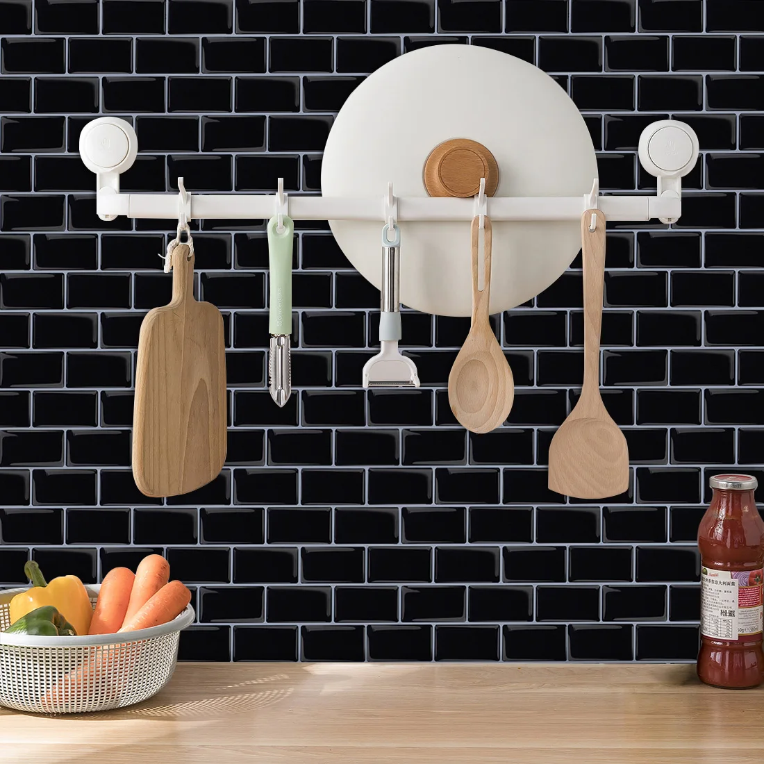 Яркие плитки 12*12 дюймов водонепроницаемые обои 3d плитка для очистки и