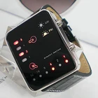 2020 heibe великолепные часы Uhr режим цифровой механическое светодиодный спортивные Armbanduhr бинарные Armbanduhr PU светодиодный er Frauen Herren Uhr Relogio Feminino