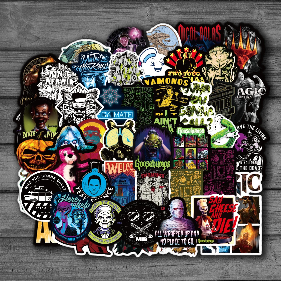 50 шт., классические наклейки для ноутбука, мотоцикла, багажа, телефона, гитары, скейтборда 50 шт., классические наклейки для ноутбука, мотоцикла, багажа, телефона, гитары, скейтборда