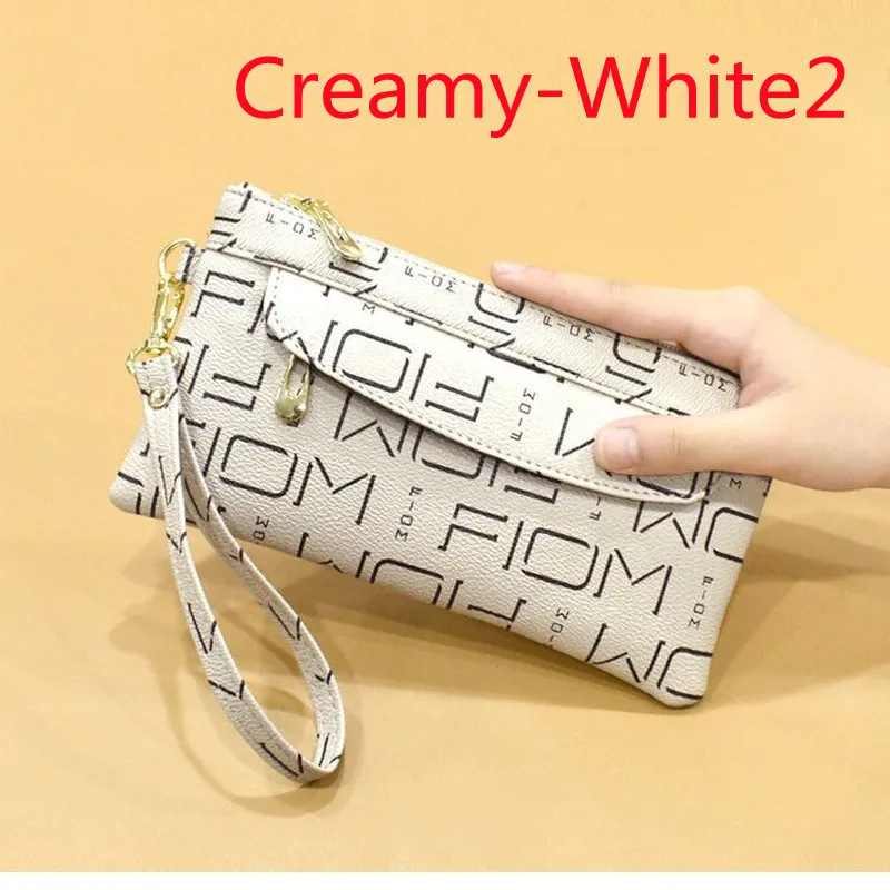 

2021 Coin Purse New Letter Printing Clutch Bag Mother Grocery Shopping Mobile Phone Bag Simple Soft Surface Small Bag Clutch