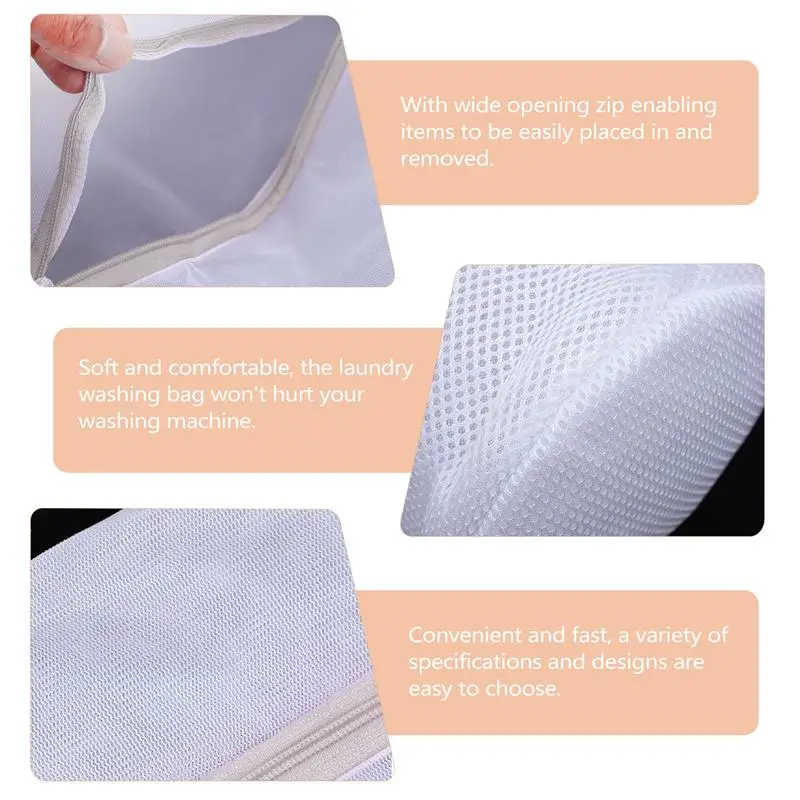 

4pcs Household Mesh Laundry Bags Bra Underwear Wash Bag Clothes Washing Bags