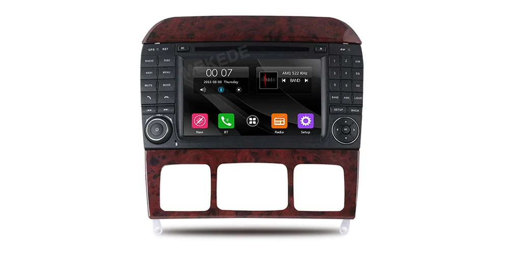 MEKEDE " автомобиля 2 DIN dvd-радио GPS Автомобильный мультимедийный плеер для Mercedes Benz S Class W215 W220 S320 S400 S420 S430 S280 S350