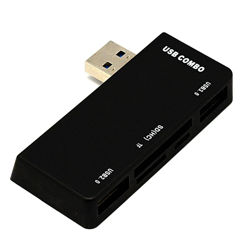Usb хаб USB3.0 адаптер 2 порта USB комбинированное устройство для чтения карт SD TF все в