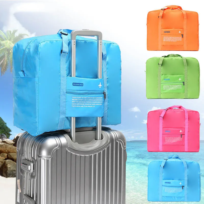 

Fashion WaterProof Travel Bag Large Capacity journey duffle Women Nylon Folding Bag Unisex Men Luggage Travel Handbags Wholesale