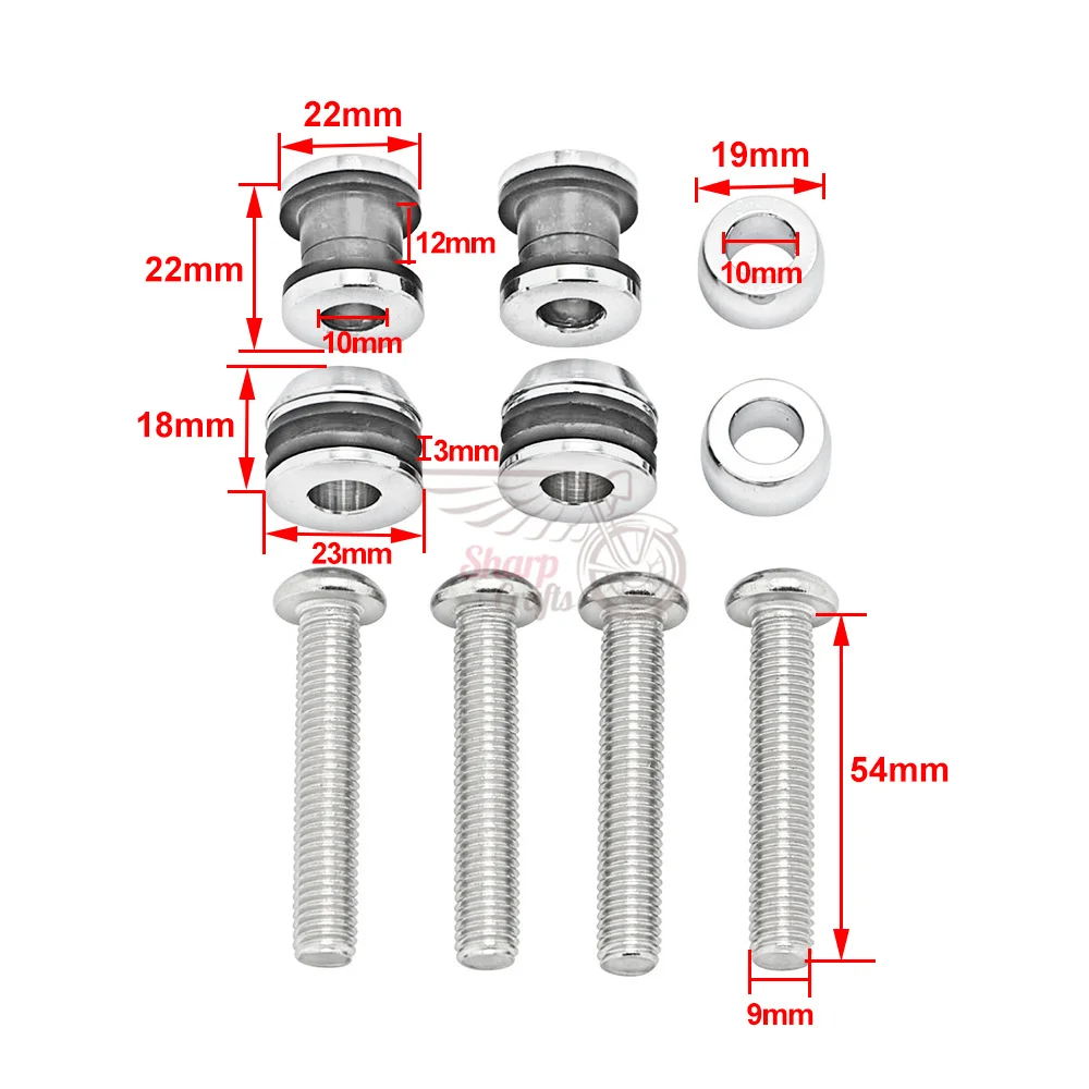 Аксессуары для мотоцикла съемный комплект крепления на спинку панели Harley Street 500