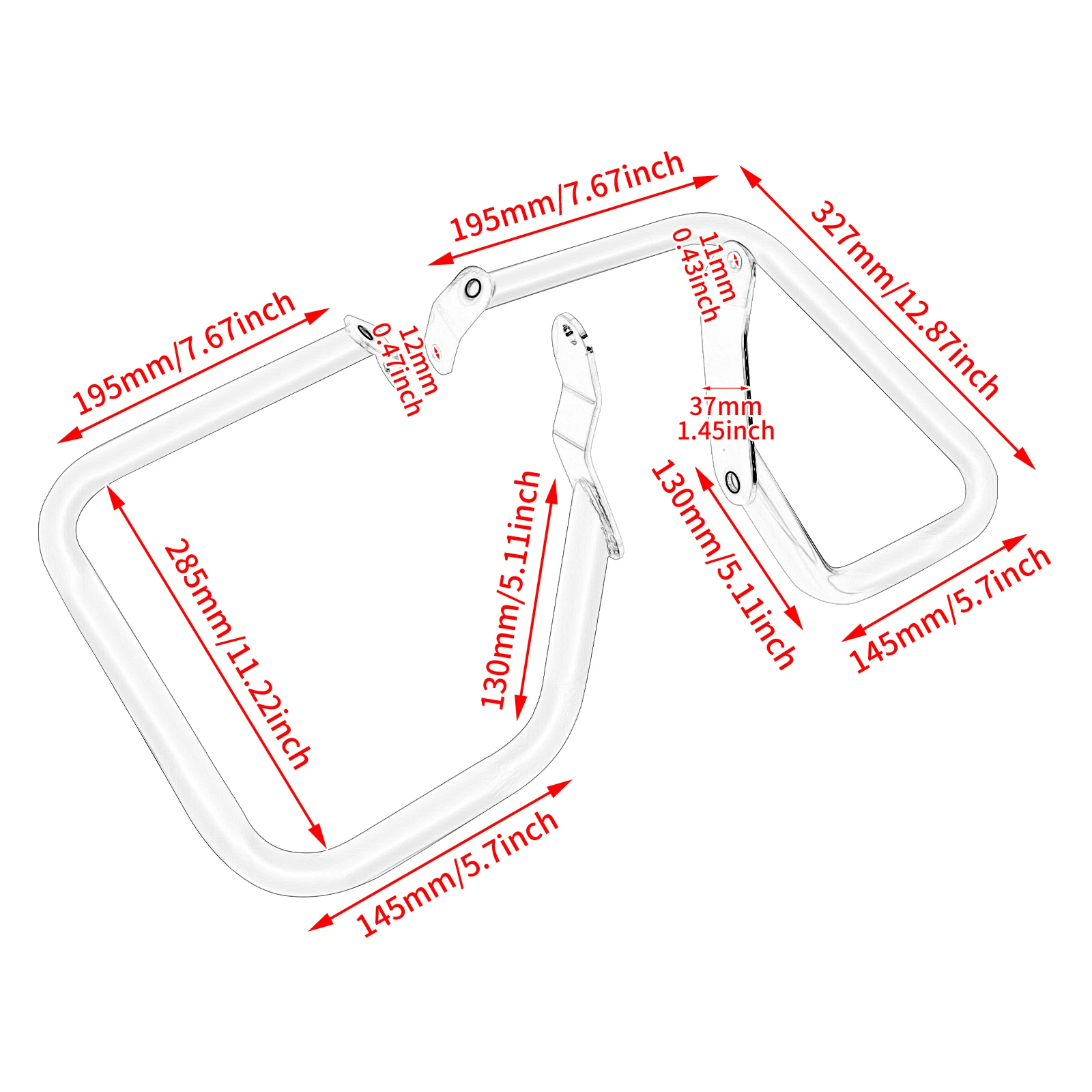 Задняя сиденья для мотоцикла защитная направляющая двигателя Harley Softail Heritage Springer