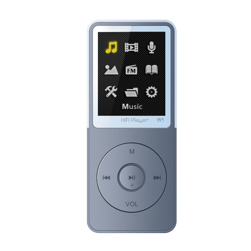 BTSMONE W1 новая версия mp3-плеер Встроенный 40 г и колонки может воспроизводить 80 ч без потерь портативный walkman с радио/FM/запись