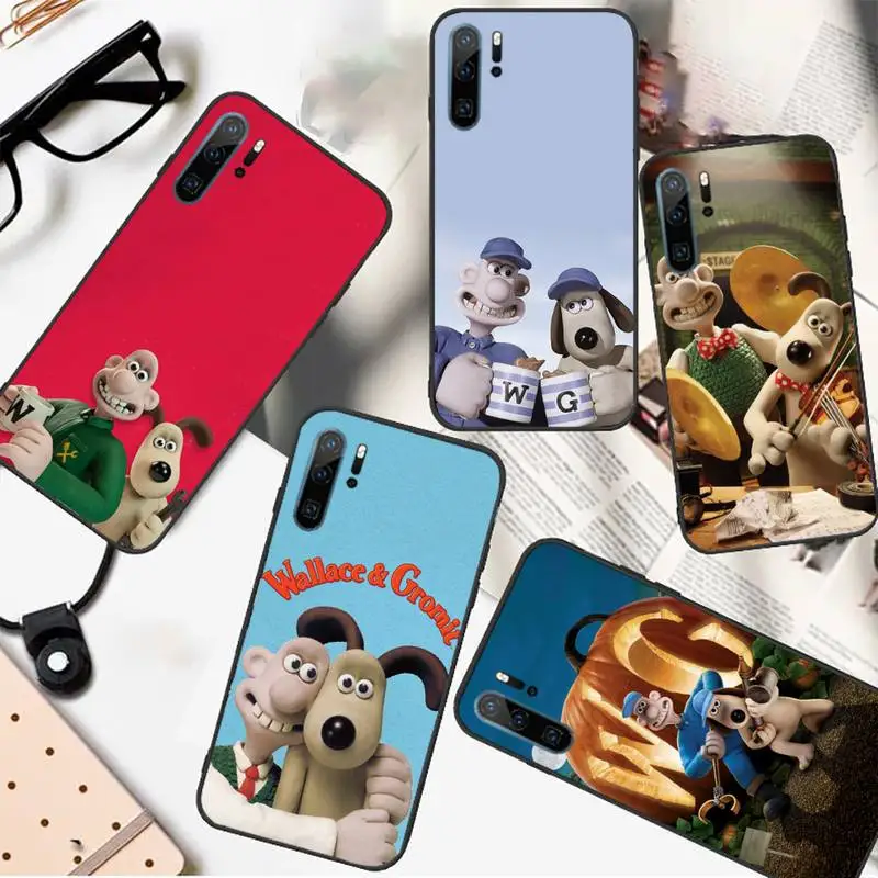 

Animation Wallace and Gromit Phone Case For Huawei honor Mate 10 20 30 40 i 9 8 pro x Lite P smart 2019 nova 5t