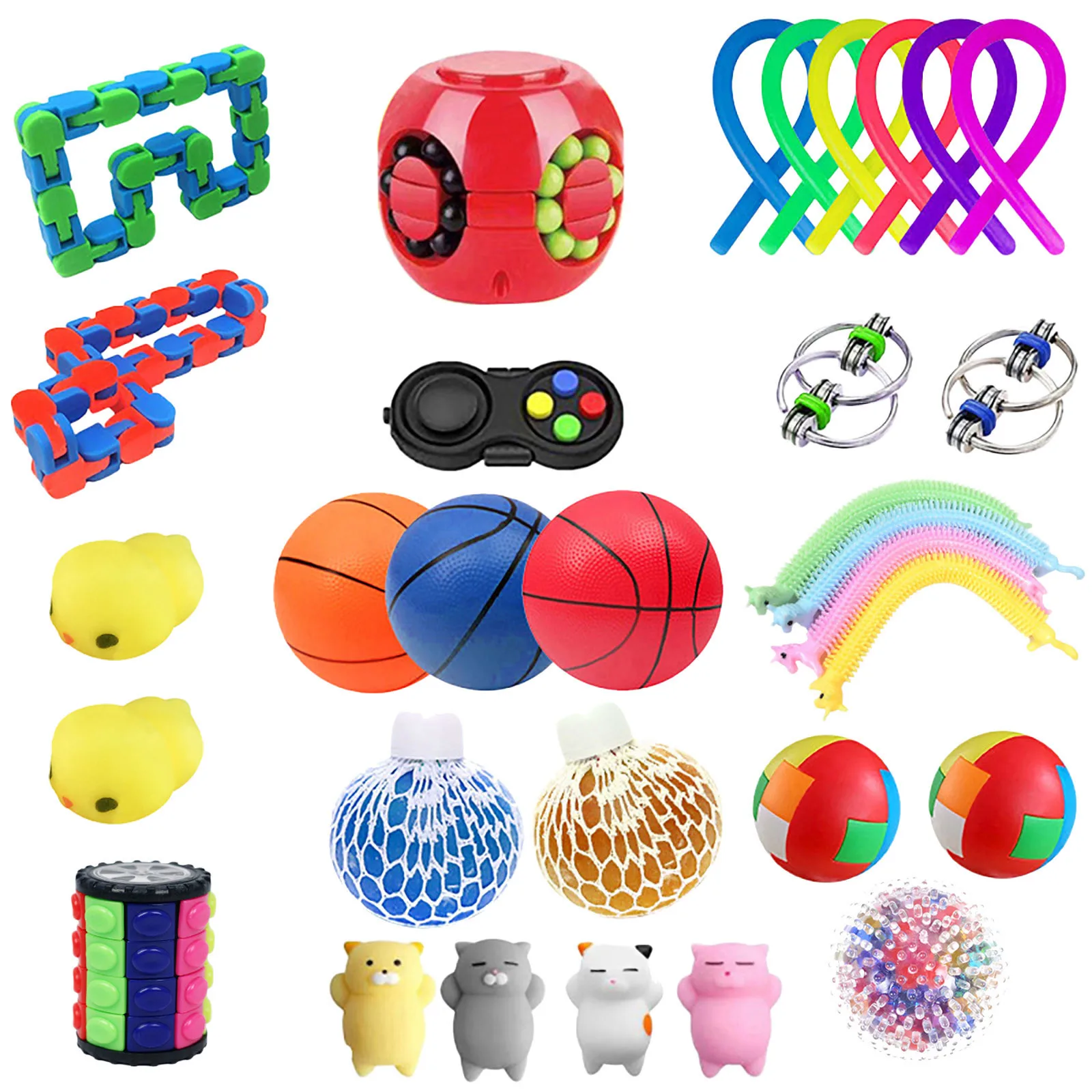 Непоседа куб игрушки по дешевым ценам сенсорные простой улыбающегося упаковка