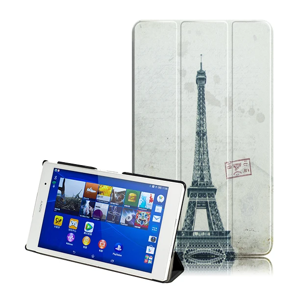 Магнитный смарт-чехол для sony Z3 compact tablet чехол для sony Xperia Z3 Compact tablet 8 дюймов capa пленка ручка - Цвет: SYZ3 SY TD