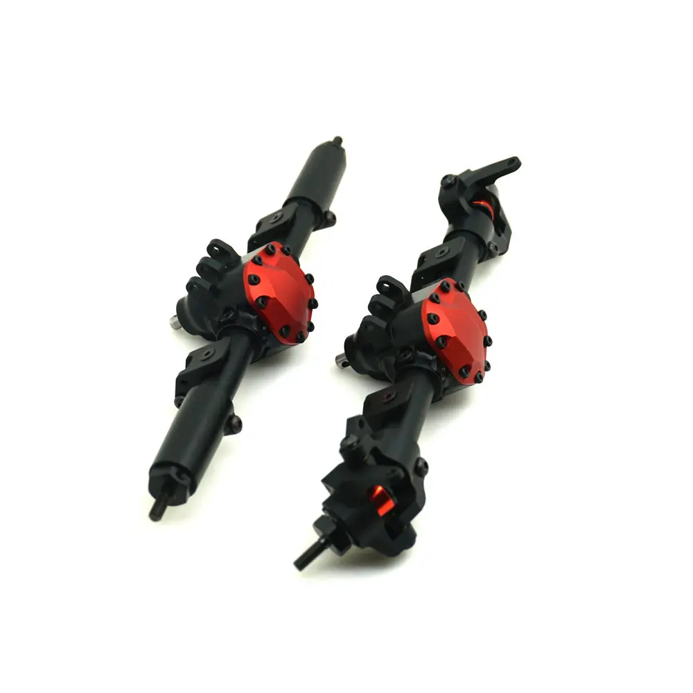 YEAHRUN Сплав передний задний мост Набор для RC автомобилей осевой SCX10 II 90046 90047 джип рок детали гусеничного трактора Модернизированный