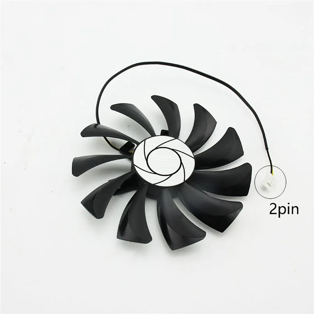 Для MSI RX560 GTX1050/1050ti AERO ITX запасной HA9010H12F Z графический вентилятор 2Pin 85 мм