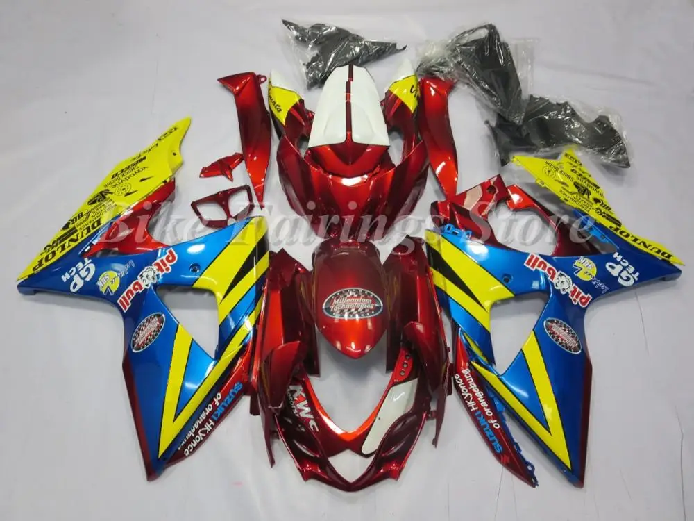 Новый комплект обтекателей для литья под давлением ABS SUZUKI GSXR1000 09 16 L2 GSX R GSXR 1000 K9 2009
