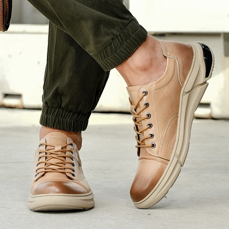 

Men Shoes Men Genuine Leather Loafers Breathable Casual Mens Shoes Men Moccasins Weddign Party Shoes Business Formal Shoe