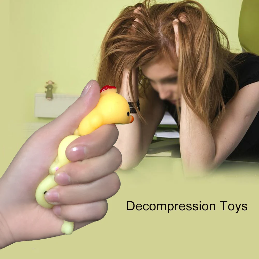 

20pcs Squeeze toys Mini Change Color Cute animals Anti-stress Ball Squeeze Soft Stickys Stress Relief Funny Gift Toy