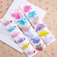 6pcsset new girls cartoon colorful bubble quicksand shell clips kids lovely hairpins headband barrettes fashion hairaccessories