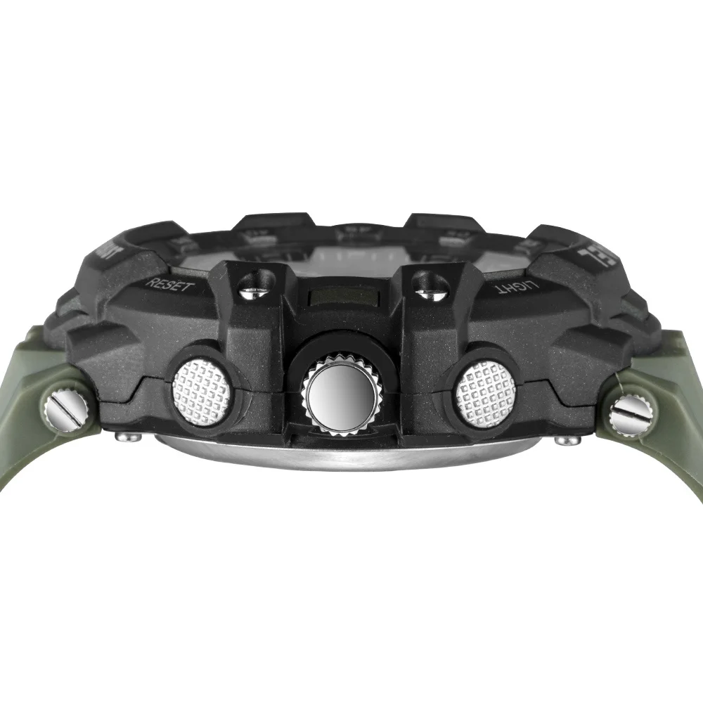 Часы SMAEL Мужские кварцевые аналоговые модные спортивные светодиодные цифровые