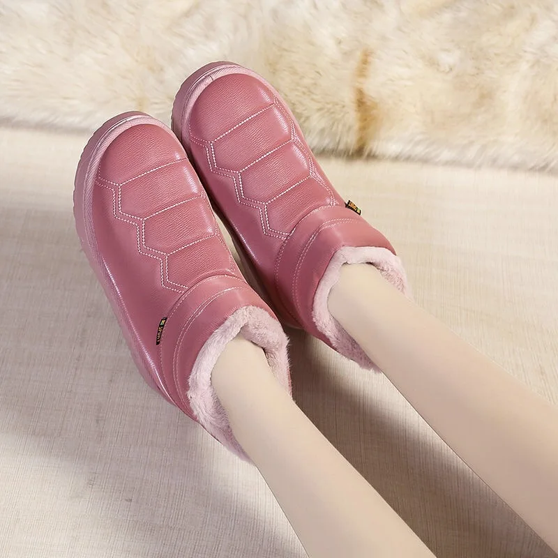 

Women Winter Boots Warm Ankle Waterproof Comfort Plush House Shoes Men Ladies Boys Girls Couple Home Indoor Outdoor Botas Mujer