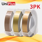 UniPlus 3PK, разноцветные этикетки, 9 мм, фотоэтикетки, 3D тиснение, этикетки, лента сделай сам, Motex E101, стикеры для машинки