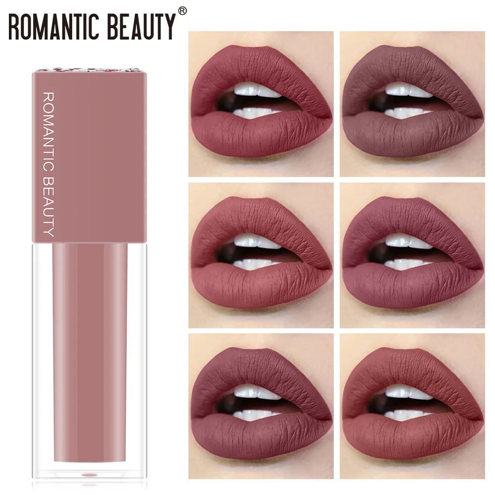 

Liquid Lipstick Matte lip Gloss Blend Velvet Matte lip Gloss women's durable waterproof beauty cosmetics