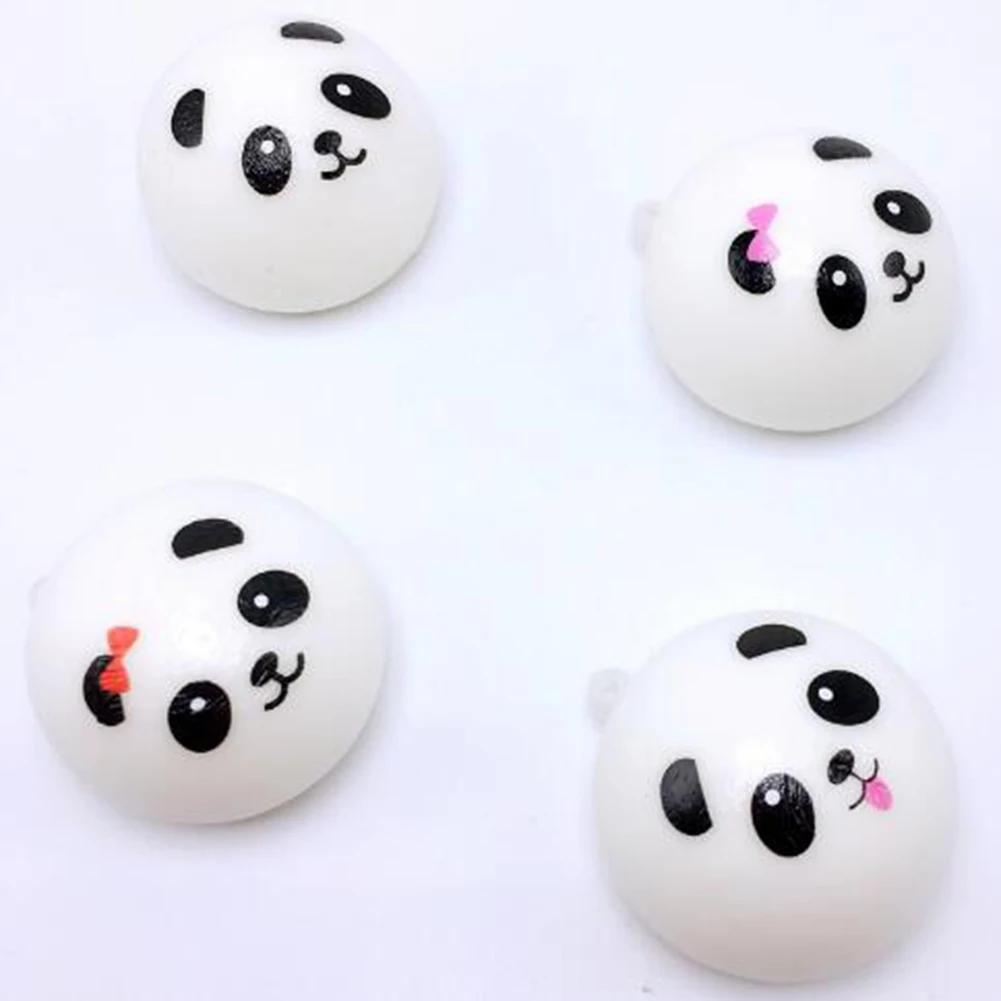 

Children Kids Birthday Toys Supplies Simulated Panda Stress Reliever Squeeze Slow Rising Decompression Keychain Toy