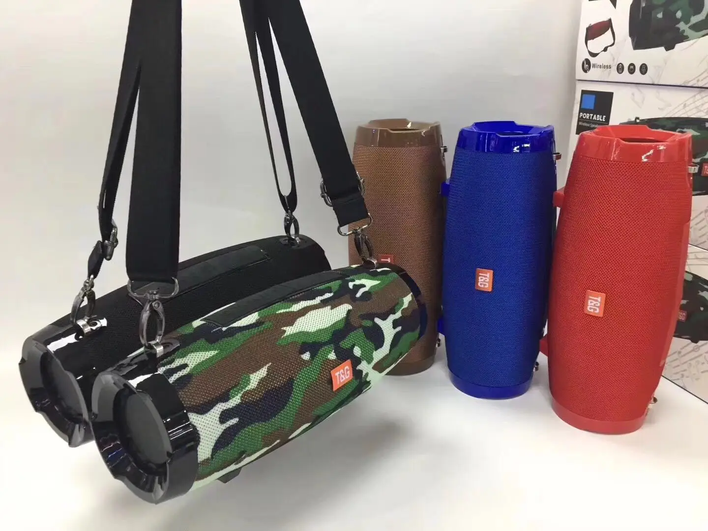20 Вт Bluetooth Колонка Портативная колонка музыкальный плеер центр Boom Box с fm-радио AUX TF карта компьютерные колонки сабвуфер