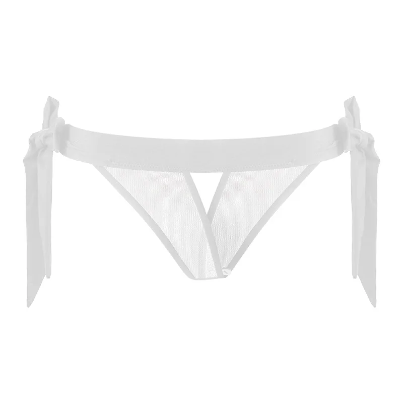 Plus Size Women Underwear Womens Fashion Panty Sexy See Through Transparent Panties Lingerie Open Crotch Crotchless Low-Rise |