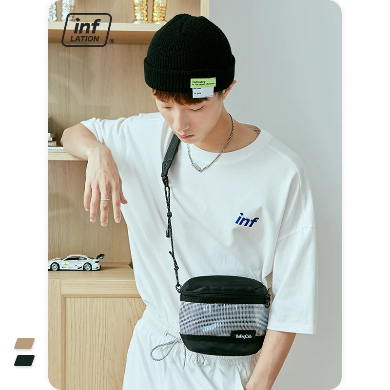 

INFLATION Men Fashion Small Messenger Bags Outdoor Crossbody Bag 419AI2020
