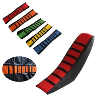 motorcycle free shipping rubber striped soft grip gripper soft seat cover for xc sx xc w sx f exc 85 105 125 150 200 250 450